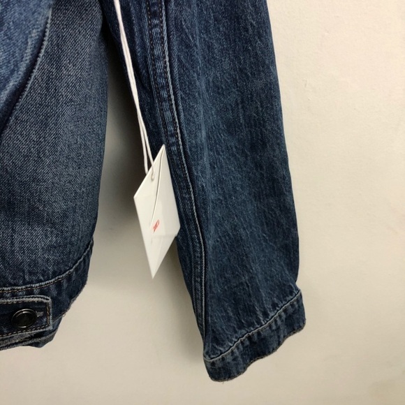 GOOD AMERICAN Boyfriend Denim Jacket Plus 18 - Picture 12 of 13